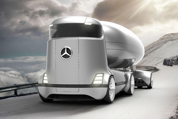 Mercedes-Benz E-Truck Concept: футуристический грузовик от независимого дизайнера