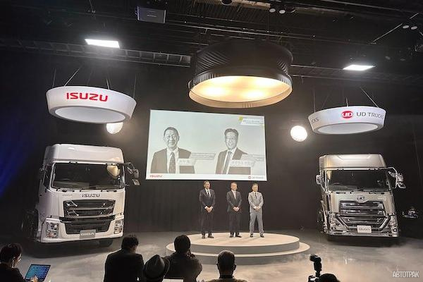Японские Isuzu и UD Trucks выпустили тягачи совместной разработки