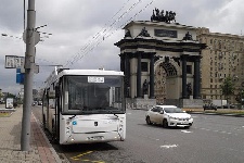 Электробус КАМАЗ тестируют на улицах Москвы