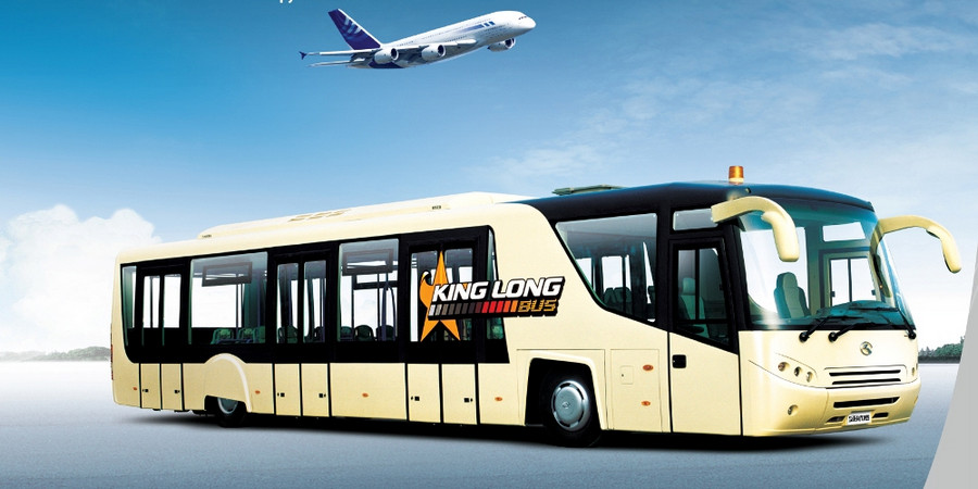 King Long (Сямынь, Китай). Известный китайский производитель автобусов, продающихся в том числе и на нашем рынке. Основан в 1988 году. В линейке есть один аэродромный автобус King Long XMQ6139B вместимостью 120 человек